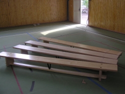 Śvédská lavička s kladinkou, délka 250cm