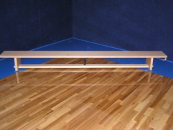 Švédská lavička s kovovými háky, délka 250cm
